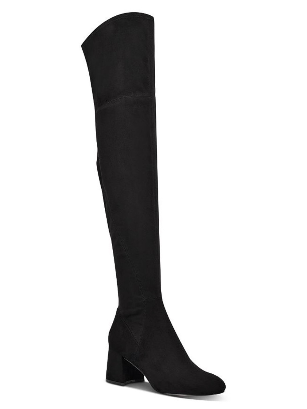 MARC FISHER Yahila Over-the-Knee Suede Block Heel Boots